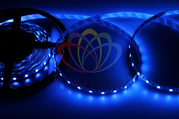 LAMPER LED лента открытая, 10 мм, IP23, SMD 5050, 60 LED/m, 12 V, цвет свечения синий 141-463