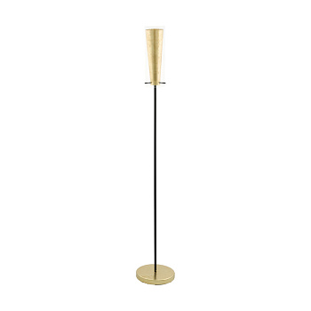 Eglo 97655 Торшер PINTO GOLD, 1х60W (E27), 110, H1470, основа 230, сталь, черный / стекло, прозрачный, Eglo 97655 Торшер PINTO GOLD, 1х60W (E27), 110, H1470, основа 230, сталь, черный / стекло, прозрачный,