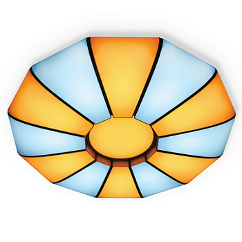 Ambrella Потолочный светодиодный светильник с пультом FP2312 WH 210W 740*740*110 (ПДУ РАДИО 2.4)