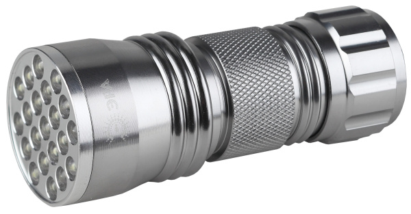 ЭРА SD21 Фонарь 21xLED, алюминий, 3хААА