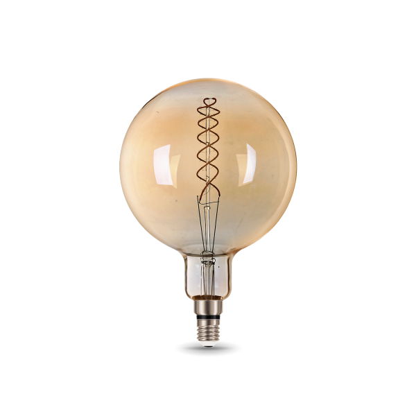Купить Gauss Лампа Filament G200 8W 620lm 2400К Е27 golden flexible LED 154802008