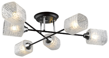 Velante 703-127-06, Светильник потолочный E27,6x60W