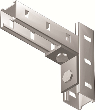 DKC Уголок крепежный одиночный, горячеоцинкованный