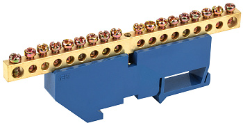 IEK Шина N ноль на DIN-изол ШНИ-6х9-18-Д-С