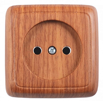 Hegel Альфа наруж Дуб РА16-103-05 Розетка, с изол. пластиной