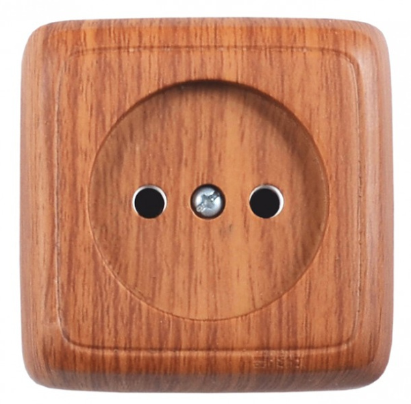 Hegel Альфа наруж Дуб РА16-103-05 Розетка, с изол. пластиной