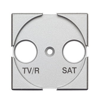 BT Axolute Алюминий Лицевая панель для розеток TV/FM + SAT HC4212