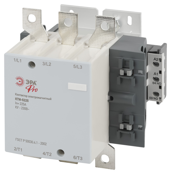 ЭРА Контактор КТИ-5225 PRO KKT50-225-230-10-E 225А 230В/АС3