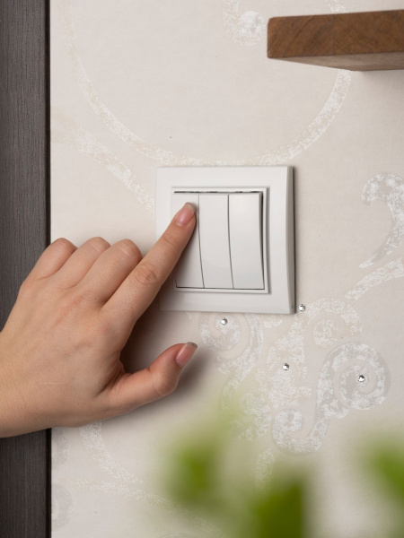 Купить EKF Basic Минск Белый Выключатель 3-кл, 10А, СП