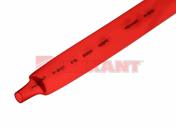 Купить 18.0 / 9.0 мм 1м термоусадка красная Rexant 21-8004