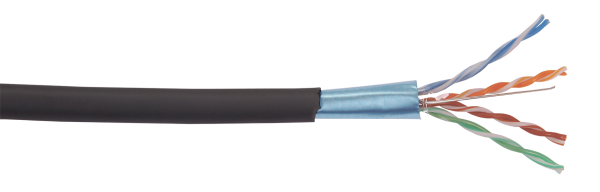 Купить IEK ITK Кабель в. п. U/UTP кат. 5E 4х2х24AWG solid LDPE черный LC3-C5E04-139-100