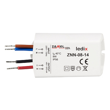Zamel Блок питания LED 14V DC 8W на стенну ZNN-08-14