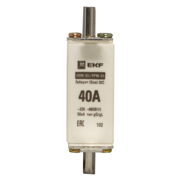 Купить EKF PROxima Плавкая вставка ППН-33 100/ 40А габарит 00С