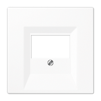 JUNG LS 990 Белая Накладка розетки ТАЕ, моно/стерео-аудиорозетки, комбинированной вставки LS969TWW