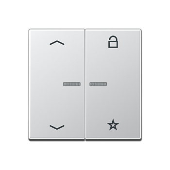 JUNG Центральная плата для вставок управления двигателями, алюминий A1701PAL