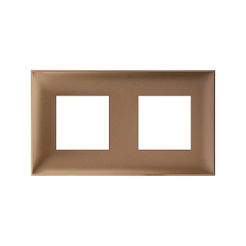 DKC Рамка "Avanti", "Золотистый жемчуг", 2 поста (4 мод.)