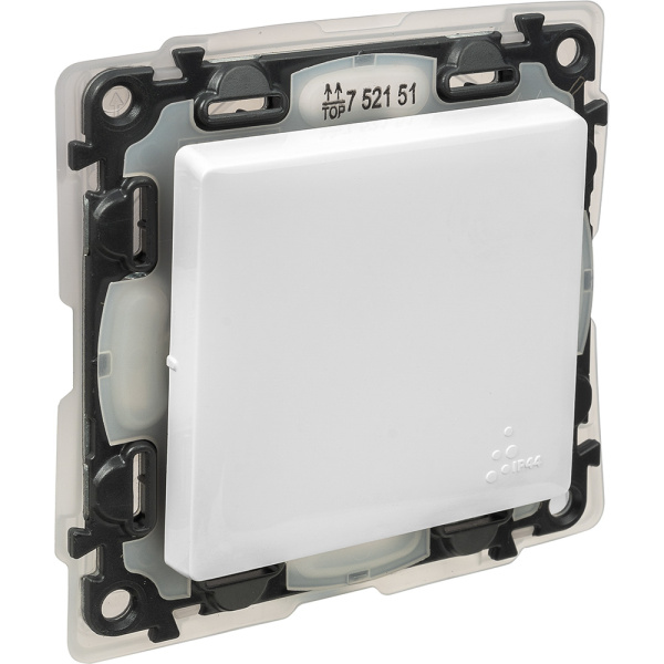 Купить Legrand Valena LIFE DIY Бел Выключатель 1-клавишный 10А 250В (IP44) 752151