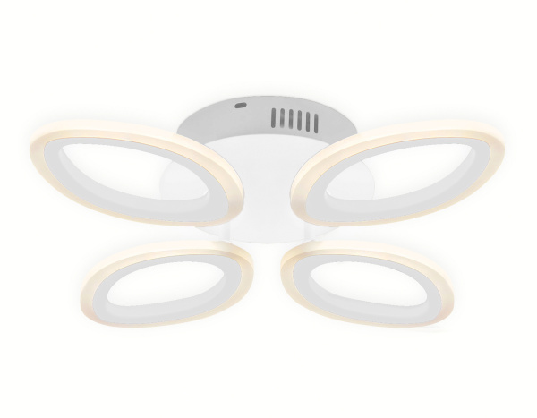 Купить Ambrella Потолочный светодиодный светильник с пультом FA4485/4 WH белый 4200K/3000K+6400K/6400K+3000K 34W 430*430*80 (ПДУ ИК)