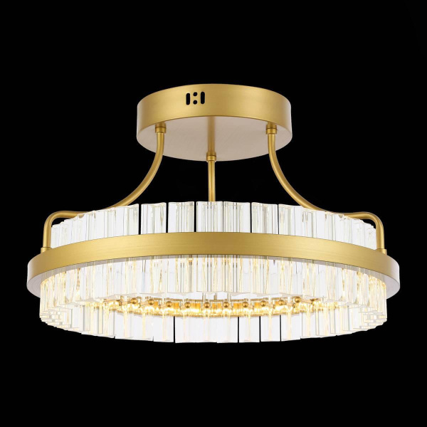 Купить ST Luce SL383.202.01 Светильник потолочный Матовое золото/Прозрачный LED 1*34W