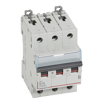 Legrand DX3 Автоматический выключатель 3P 16A (B) 10kA/16kA 408991