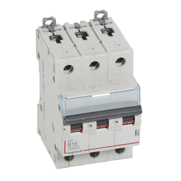 Legrand DX3 Автоматический выключатель 3P 16A (B) 10kA/16kA 408991