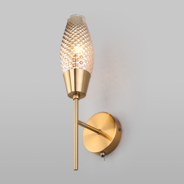 Купить Eurosvet Бра со стеклянным плафоном 60140/1 золото a056383