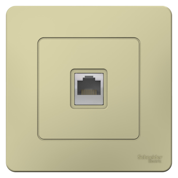 Купить Systeme Electric Blanca внутр Беж Розетка компьютерная RJ45, кат.5E