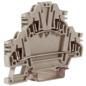 DKC HMD.2NGR(Ex), 2-х уровневый проходной зажим, серый, 2,5 кв.мм