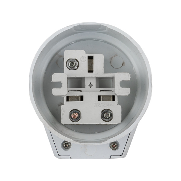 Купить EKF PROxima Разъем РШ-ВШ 32А 250В 2P+PE (ОУ) пластиковый бел.