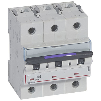 Legrand DX3 Автоматический выключатель 50кА 16А 3P D 410213