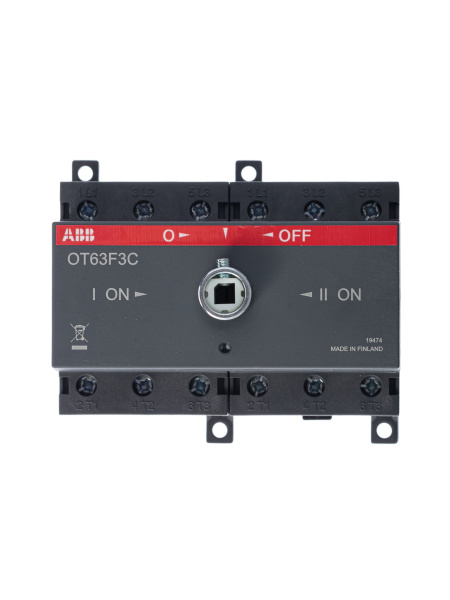 Купить ABB OT63F3C Выключатель-разъединитель реверс 3P 63А, без ручки управления 1SCA105338R1001