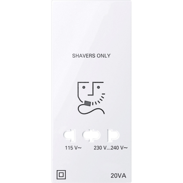 SE Merten Актив Бел Центральная плата розетки для электробритв MTN213625