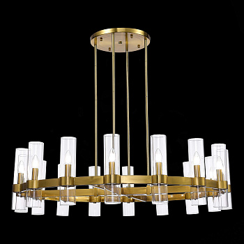 ST LUCE SL1237.303.16 Люстра подвесная Латунь/Прозрачный E14 16*15W