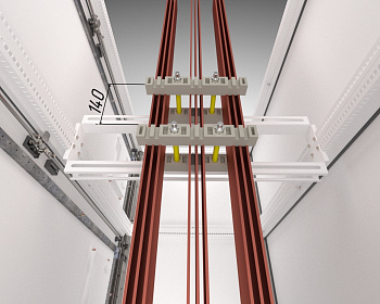 EKF Кронштейн для шинодержателя плоских шин FORT для корпуса глубиной 600 PROxima