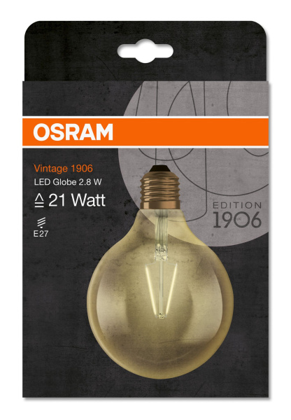 Купить Osram Vintage 1906 LED 22 2.5 W/2500 K E27 4058075808980