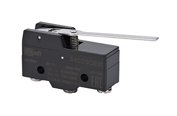 Dekraft Миниатюрный конц. вык. 1НО1НЗ шарнирного длиннорычажного типа