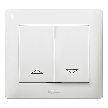 Legrand Galea Белый Клавиша 2-я для жалюзийного выкл. 777014