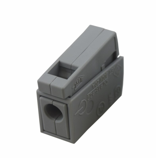 224-101 Клемма для осветительного оборудования (1,0-2,5)/(0,5-2,5) мм², серая (100 шт./уп.) Rexant 07-5111