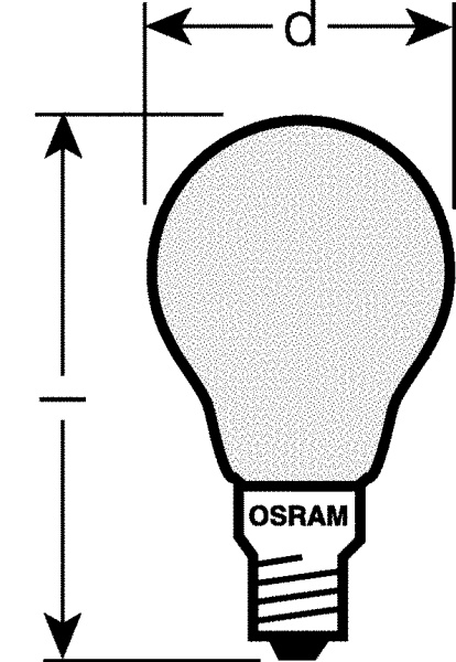 Купить Osram Лампа накаливания CLAS P матовая 40W E14 4008321411471