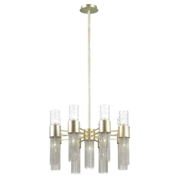 Odeon Light 4631/17 ODL20 419 серебристый/стекло/металл.цепочки Люстра G9 17*40W 220V PERLA