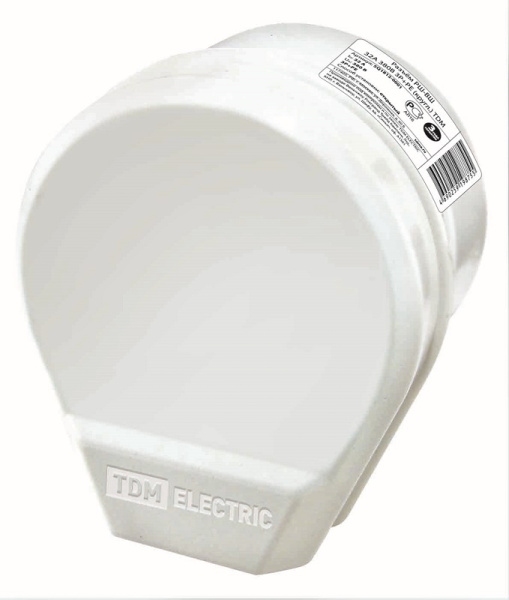 Купить TDM Разъём РШ-ВШ 32А 250В 2Р+РЕ ОУ белый SQ1812-0003