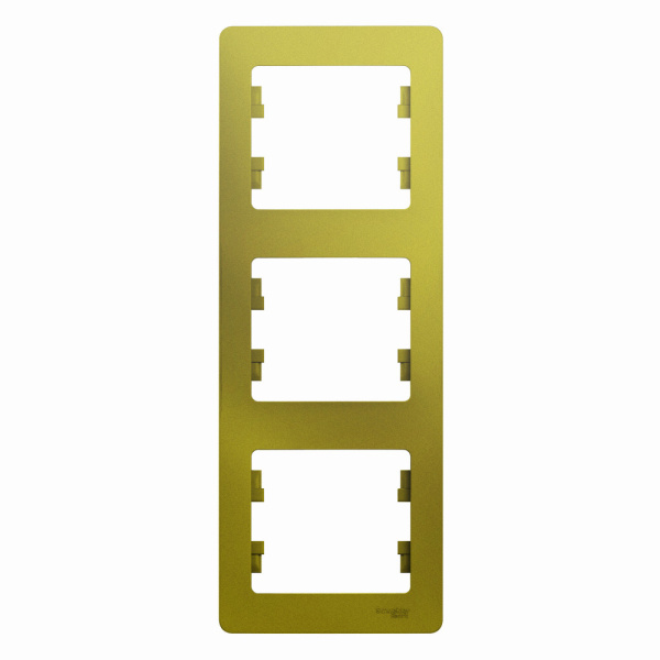 SE Glossa Фисташковый Рамка 3-ая, вертикальная GSL001007