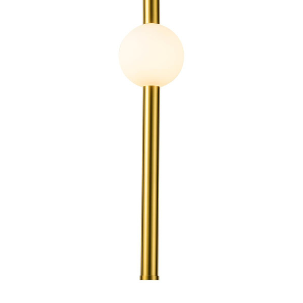 Купить Favourite 2641-1P подвес Каркас цвета золотистой бронзы, плафон из белого матового стекла