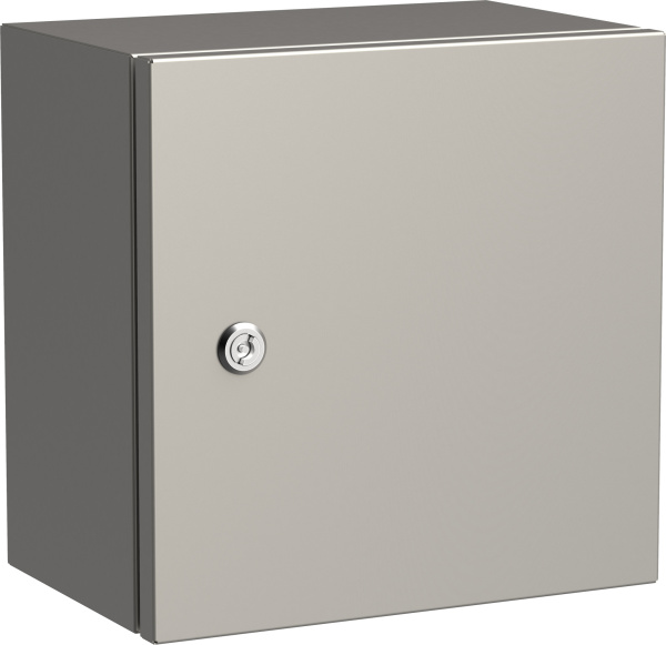 IEK TITAN 5 Корпус метал. ЩМП-30.30.20 (AISI 316) УХЛ1 IP66 300х300х200мм