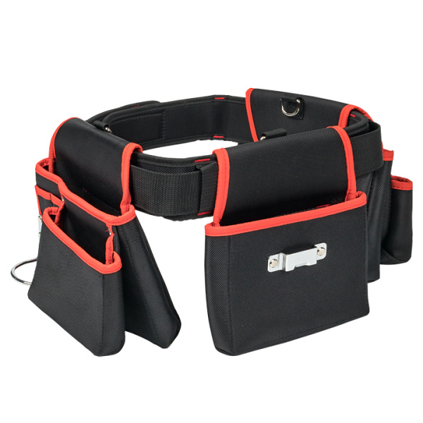 Купить EKF Basic Сумка-пояс двухсекционная усиленная с двухшпеньковым ремнем С-12 Master