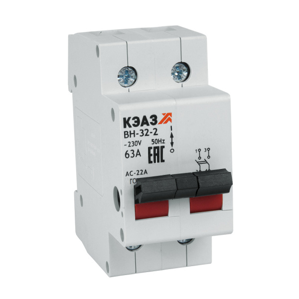 КЭАЗ Выключатель нагрузки модульный ВН-32-2100-УХЛ3