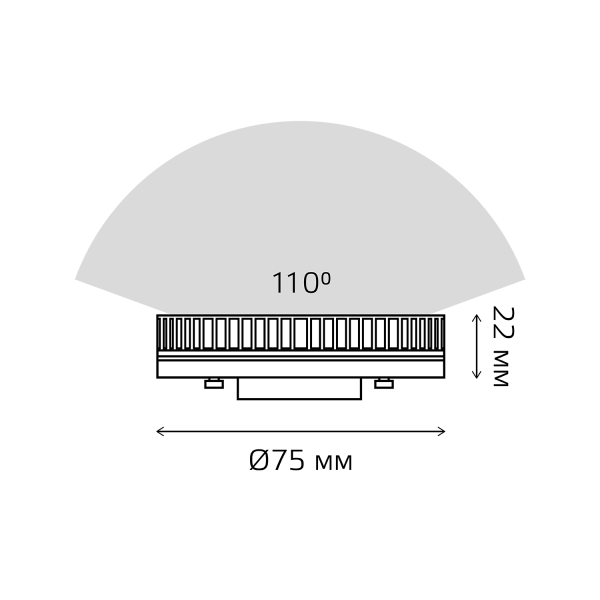 Купить Gauss Лампа Elementary GX53 6W 440lm 3000K LED 83816