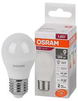 Osram LVCLP60 7SW/840 230V E27 10X1 4058075579835