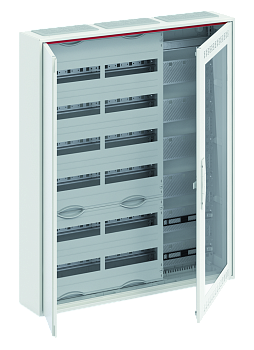 ABB Шкаф 144М навесной с медиапанелями IP30, 950x800x160 между DIN-рейками 125 мм и самозажимными клеммами N/PE и Wi-Fi дверью с вент. отверстиями CA3 2CPX052226R9999