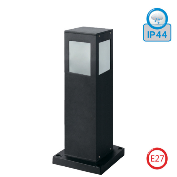 Horoz Electric 075-015-0004 60W Чёрный E27 220-240V Садовый светильник KAVAK/SQ-4 HRZ330028892